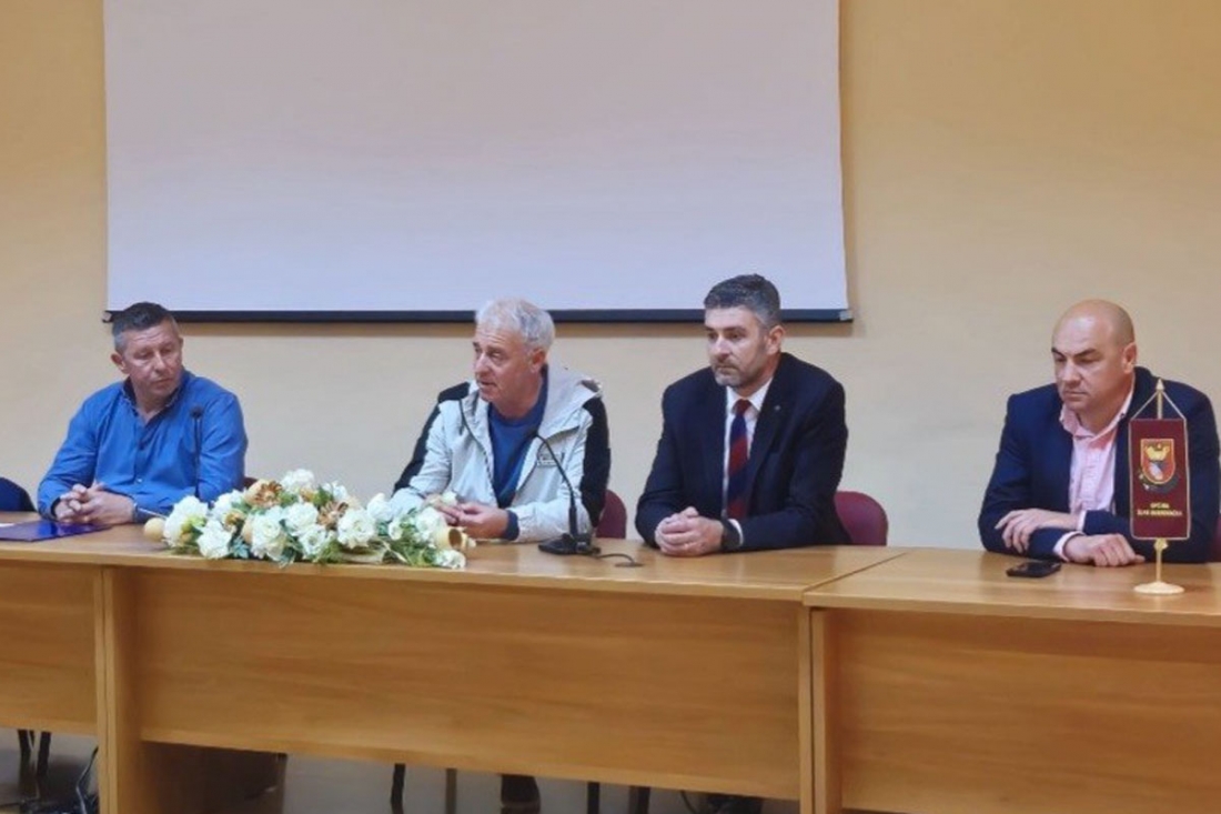 Mato Franković i Blaž Pezo na zajedničkom sastanku Predsjedni&scaron;tva, Općinskog odbora i Temeljnih ogranka HDZ-a Župe dubrovačke